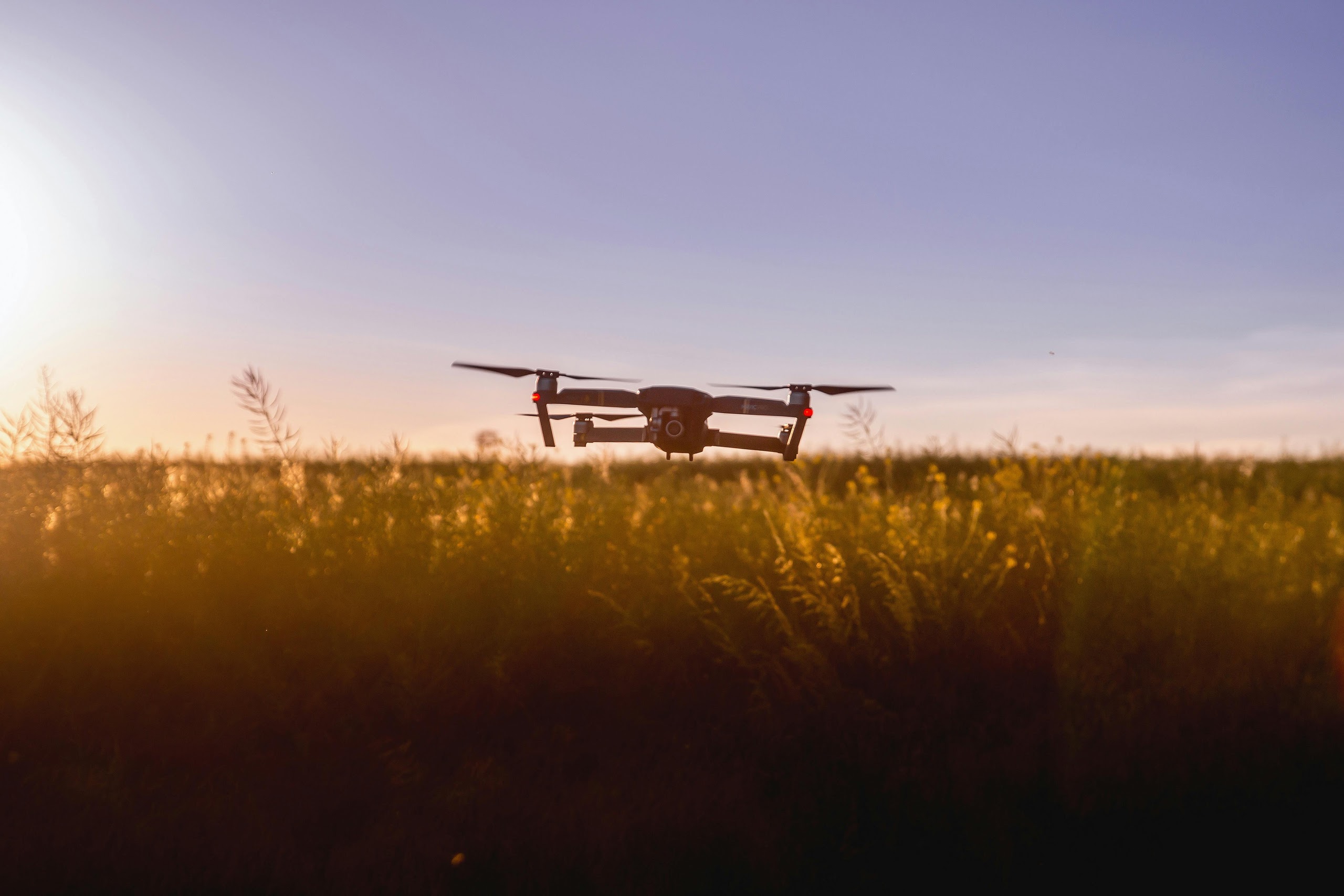 UAV drone surveying